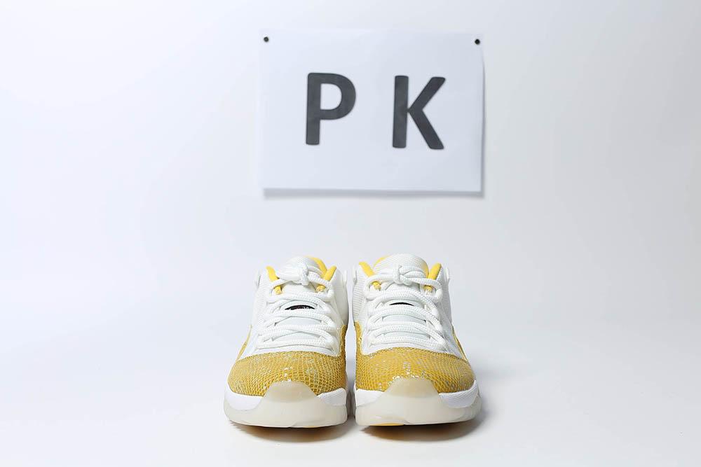 PK GOD Jordan 11 Retro Low Tour Yellow Snakeskin RETAIL MATERIALS READY TO SHIP